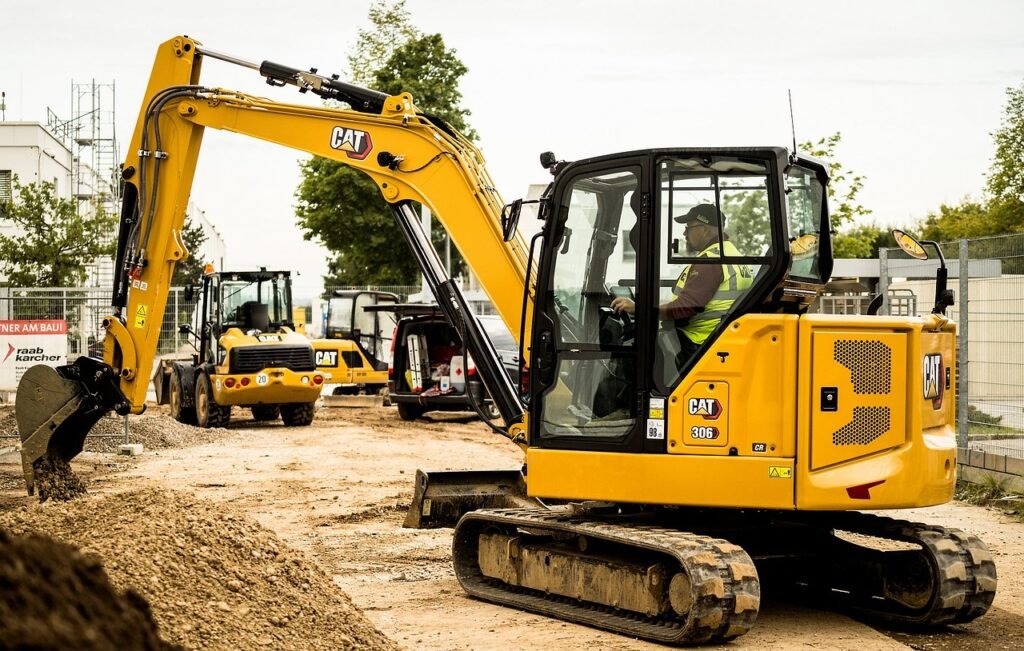 excavator, heavy equipment, construction